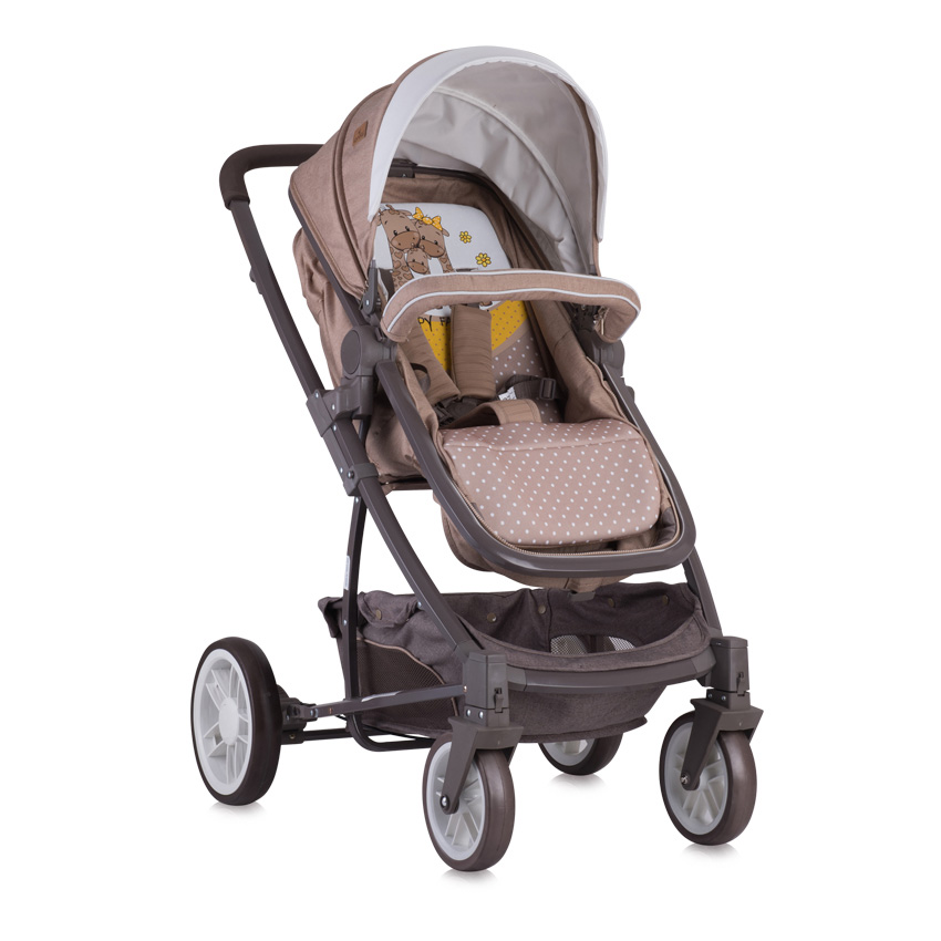 LORELLI Kolica za bebe S500 SET Beige and Yellow Happy Family - dodatni pogled