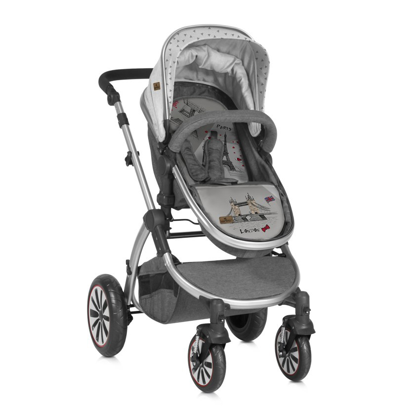 LORELLI Kolica za bebe AURORA set Grey Travelling - dodatni pogled
