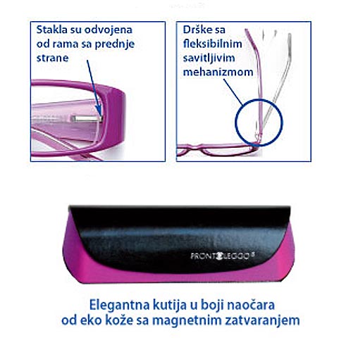 Prontoleggo Vip - Bele Naočare (od +1,00 do +3,50) - dodatni pogled