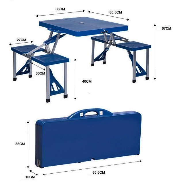 Sklopiva Piknik Garnitura - dodatni pogled