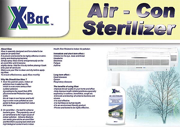 Xbac Nano antibakterijski Sprej Za Klime - dodatni pogled