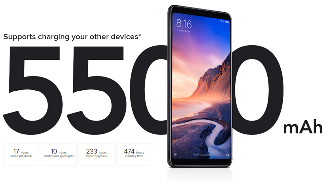Mobilni telefon Xiaomi Mi Max 3 4/64GB Black Dual SIM - dodatni pogled