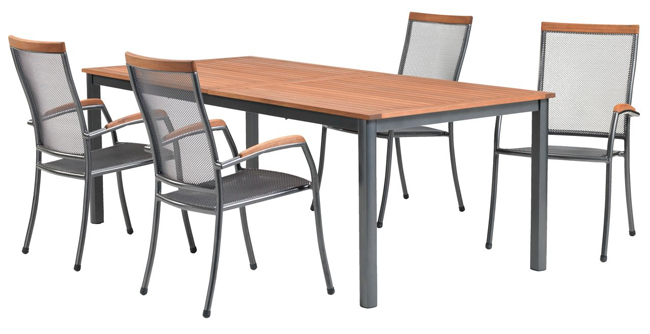 Baštenska garnitura Rennes Sto sa četiri stolice - dodatni pogled