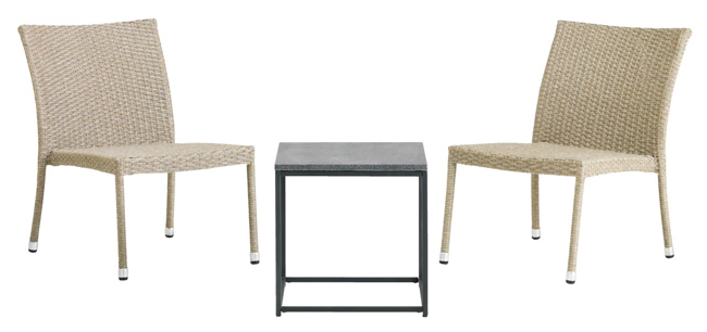 Baštenska garnitura Sergio Stočić sa dve stolice - dodatni pogled