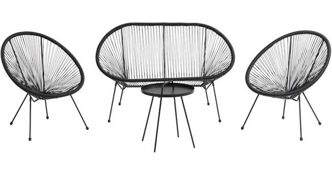 Baštenska garnitura Surry Plus Dvosed Stočić Dve stolice - dodatni pogled