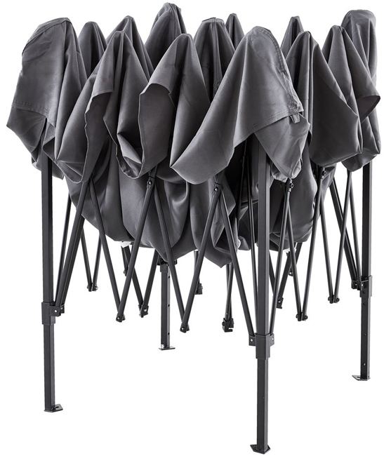 Paviljon sa sklopivom konstrukcijom PontoVerde 2.7x2.7m - dodatni pogled