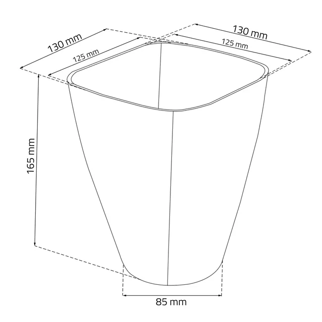 Prosperplast Saksija za cveće DUKO130-S449