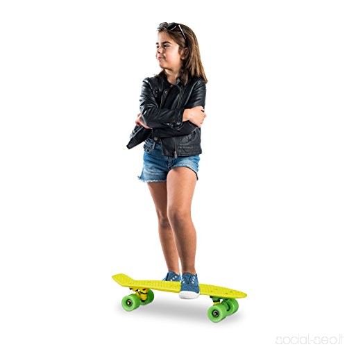 Skejtbord Relaxdays Žuti 57cm 10022271Y - dodatni pogled