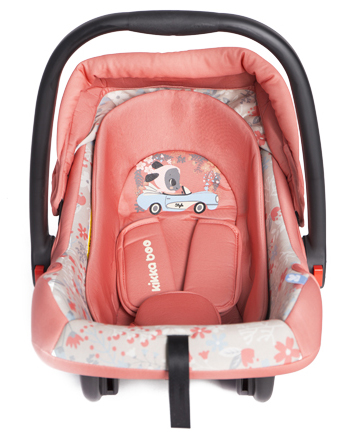 KIKKA BOO Autosedište LITTLE TRAVELER 0-13kg Flowers - dodatni pogled