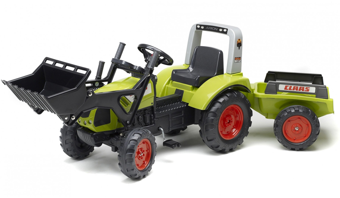Falk Toys Dečji traktor na pedale sa prikolicom i utovarivačem 1040AM - dodatni pogled