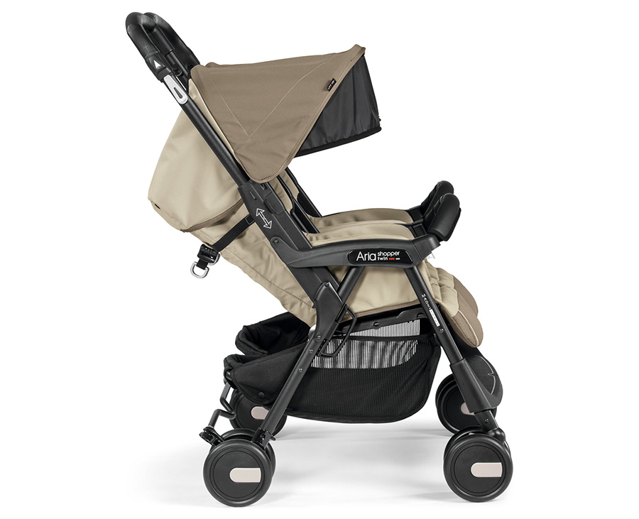 PEG PEREGO Kolica za blizance ARIA TWIN SHOPPER Class Geo Beige - dodatni pogled