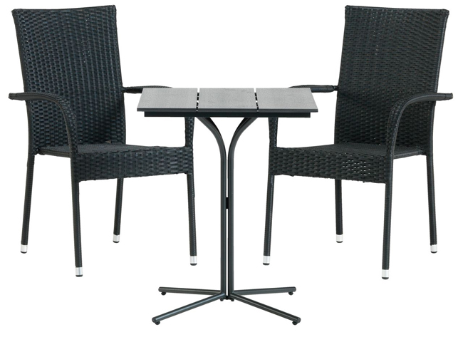 Baštenska garnitura Paulo Sto i dve stolice - dodatni pogled