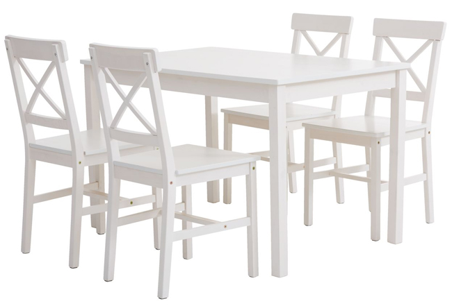 Trpezarijska garnitura Bourge Sto i četiri stolice - dodatni pogled