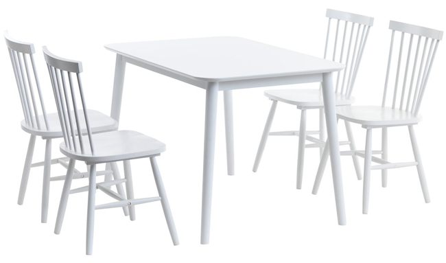 Trpezarijska garnitura Liam Sto i četiri stolice - dodatni pogled