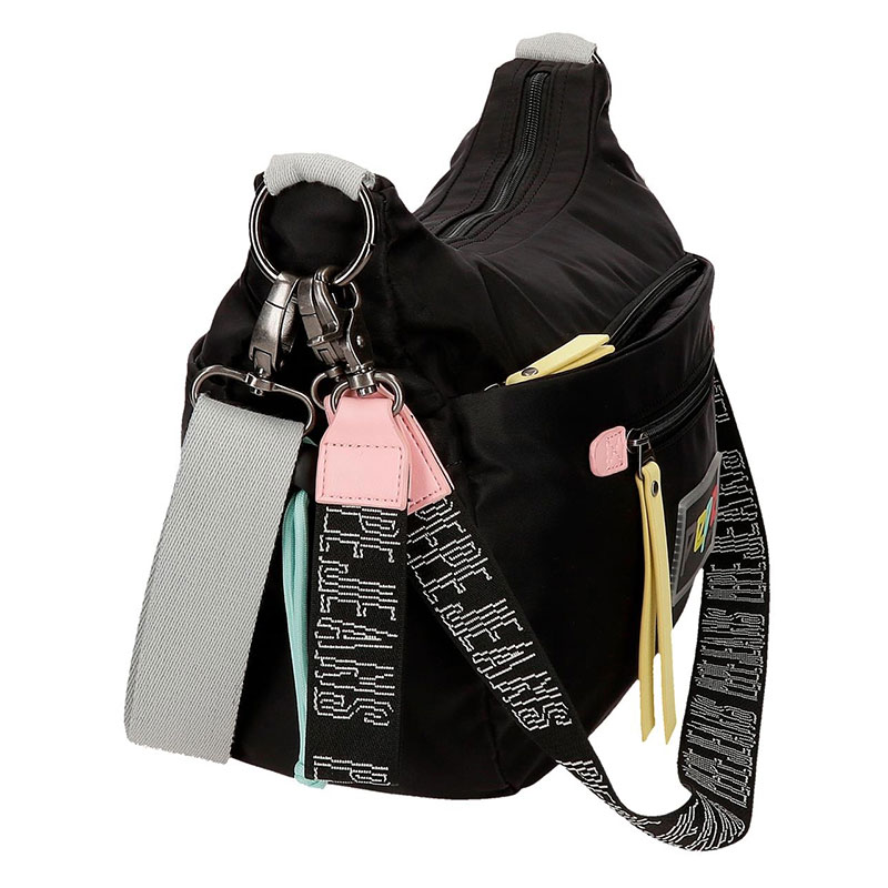 Pepe Jeans Torbica na rame Mind Black 75355 - dodatni pogled