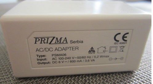 Prizma strujni adapter PSMA06 - dodatni pogled