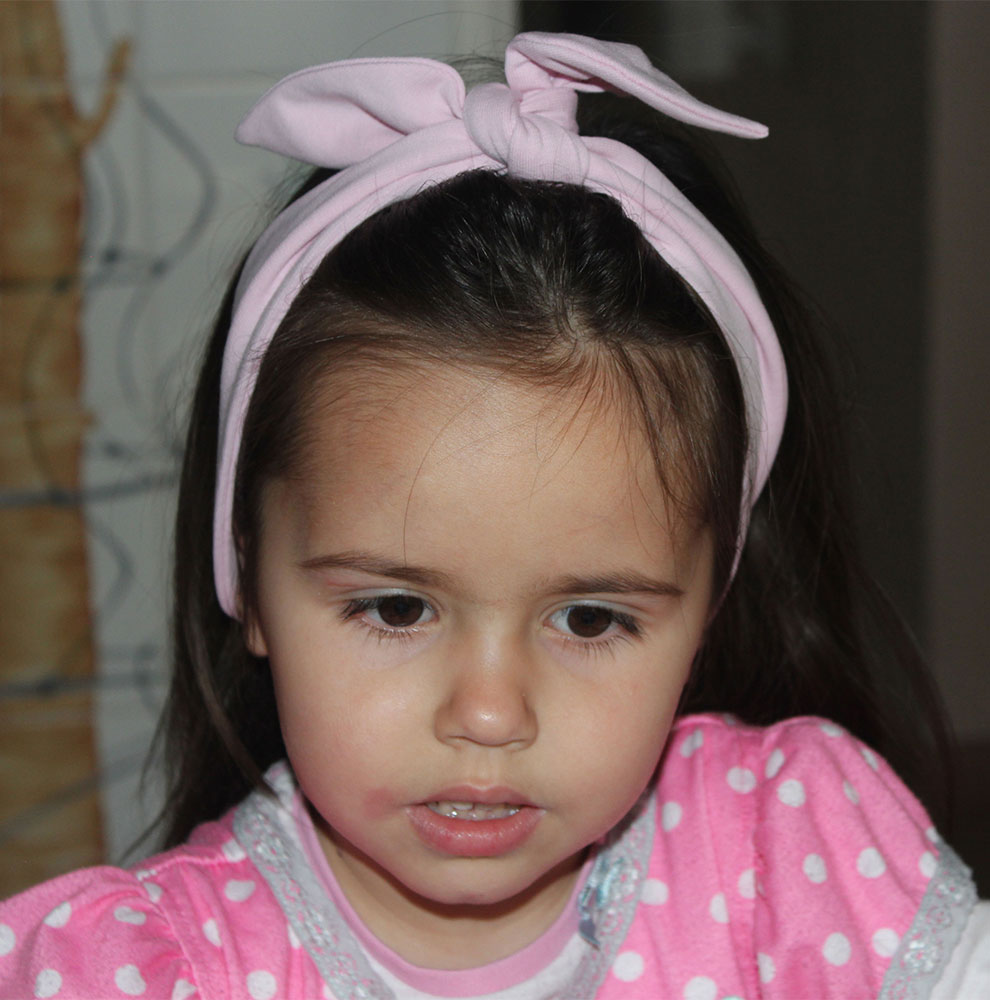 NunaNai traka za kosu roze - dodatni pogled