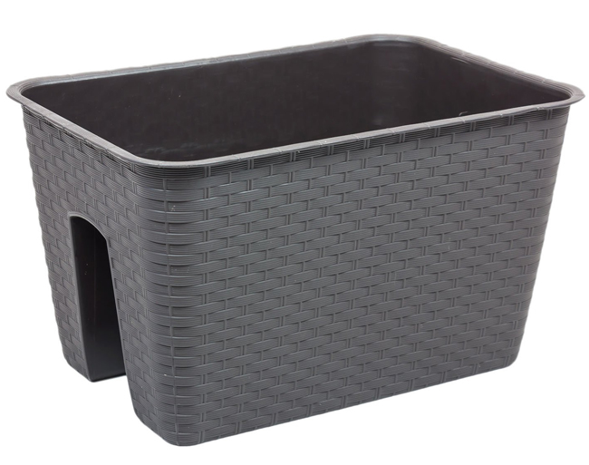 Prosperplast Balkonska saksija Ratolla Rail Brown DRLB400-440U - dodatni pogled