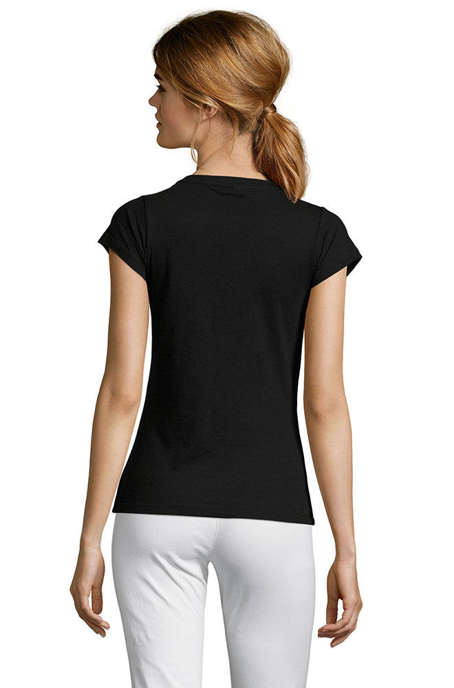 Sols Ženska majica V izrez Moon Black veličina 3XL 11388 - dodatni pogled