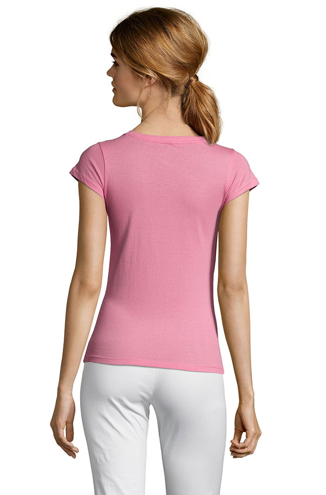 Sols Ženska majica V izrez Moon Orchid Pink veličina 3XL 11388 - dodatni pogled