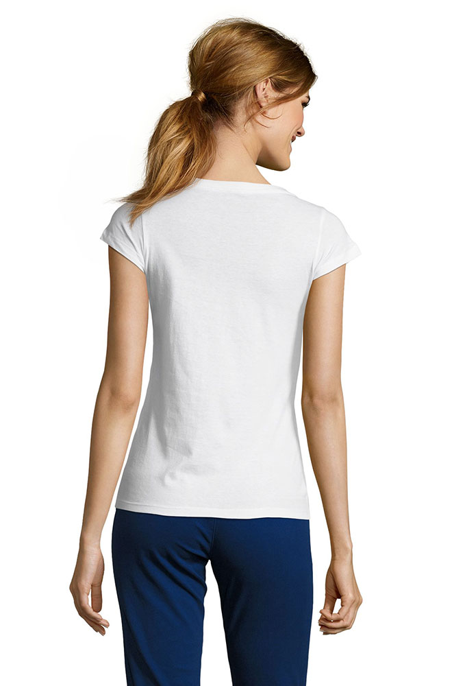 Sols Ženska majica V izrez Moon White veličina XXL 11388 - dodatni pogled