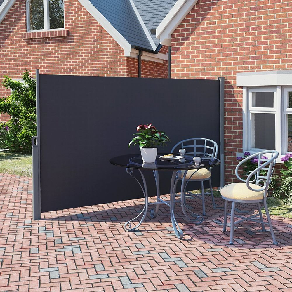 Bočna tenda - zaštita od sunca i vetra - paravan za dvorište i terase 180 x 300 cm - dodatni pogled