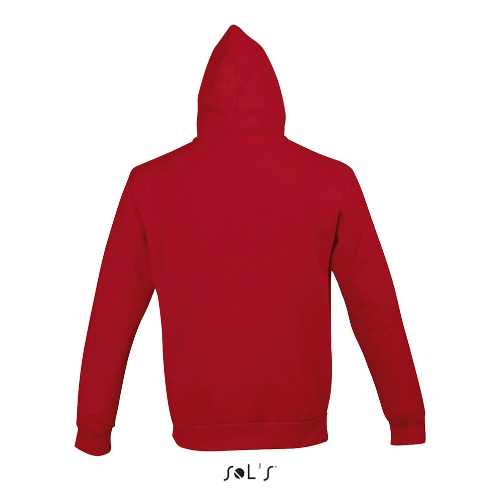 Sols Uniseks dukserica Silver Red veličina XXL 47700 - dodatni pogled