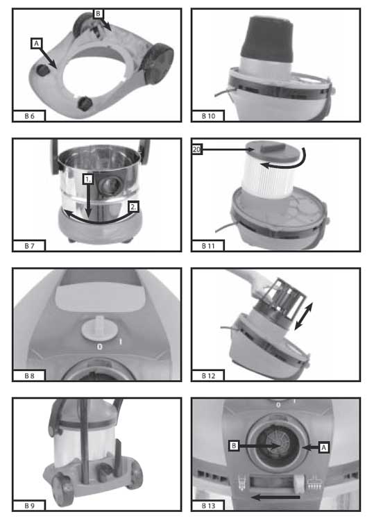 Usisivač za mokro i suvo usisavanje VCW1400 150100130 - dodatni pogled