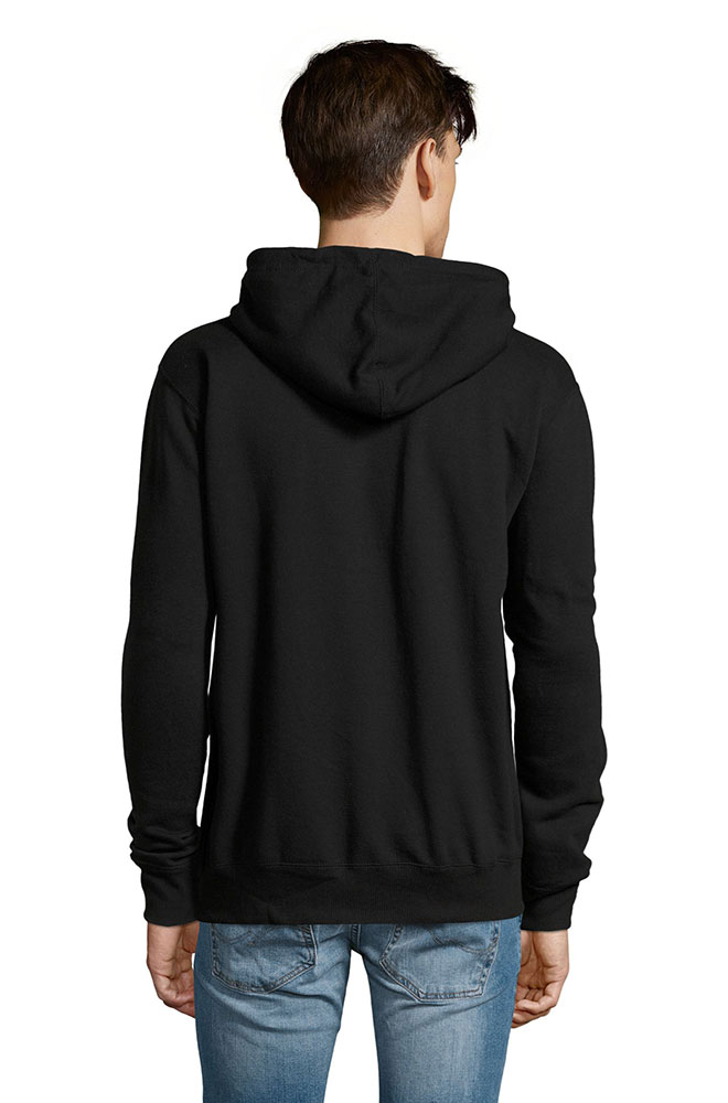 Sols Muška dukserica Seven Black veličina XL 47800 - dodatni pogled