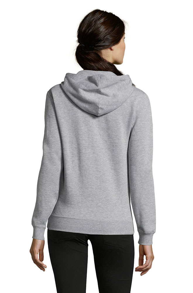 Sols Ženska dukserica Seven Grey Melange veličina L 47900 - dodatni pogled