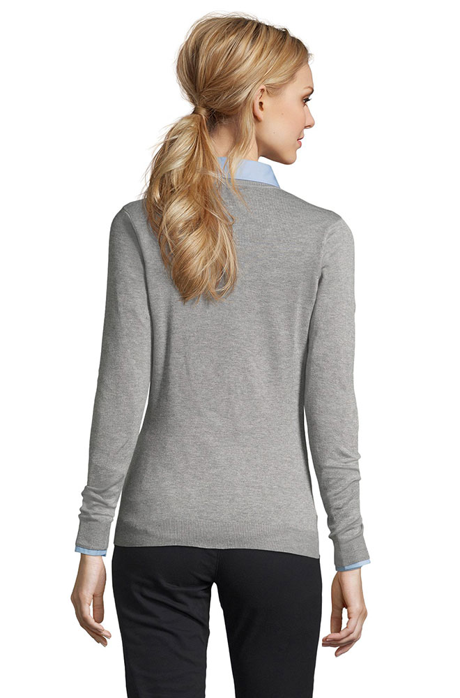 Sols Ženski džemper Glory Grey veličina XL 01711 - dodatni pogled