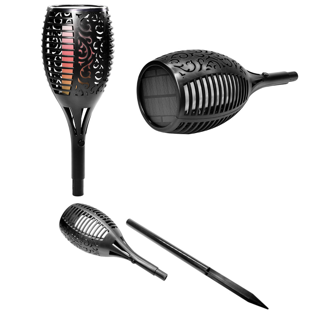 Solarna baštenska LED baklja sa efektom plamena - dodatni pogled