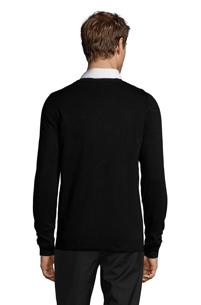 Sols Muški džemper Ginger Black veličina 3XL 01712 - dodatni pogled