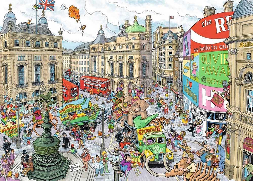 Puzzle 1000 delova Gradovi sveta - London Ravensburger 19213 - dodatni pogled