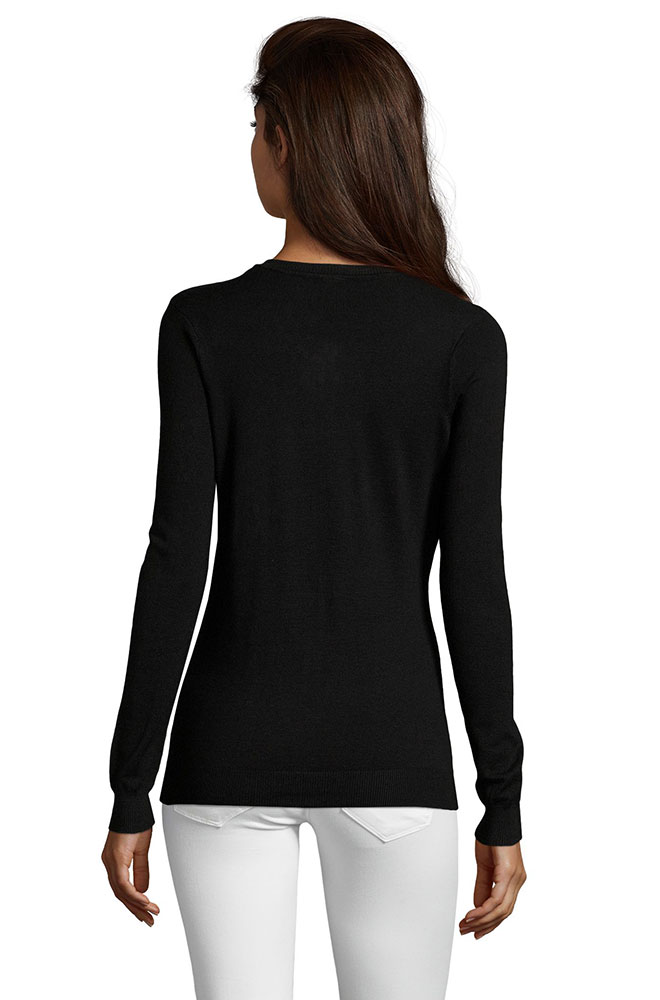 Sols Ženski džemper na kopčanje Griffin Black veličina XL 01716 - dodatni pogled