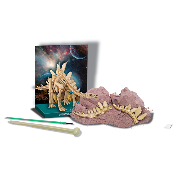 Iskopaj fosil Stegosaurusa 4M 4M03229 - dodatni pogled