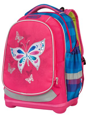 TARGET Superlight 2 Face Petit - Ranac za školu BUTTERFLY PINK 21843 - dodatni pogled