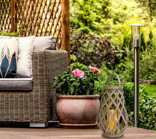 Fenjer visine 45cm sa LED svećom LTN23L - dodatni pogled