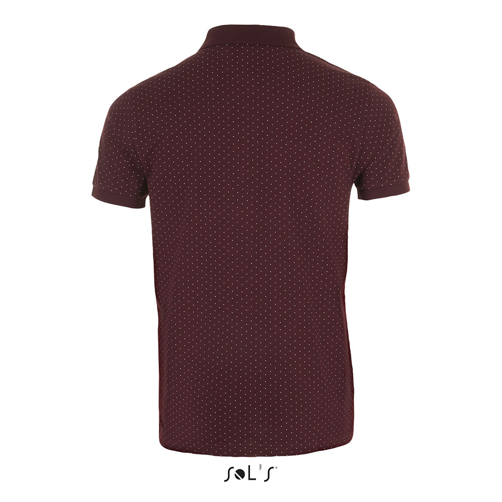 Sols Muška majca sa kragnom Brandy Bordo veličina L 01706 - dodatni pogled