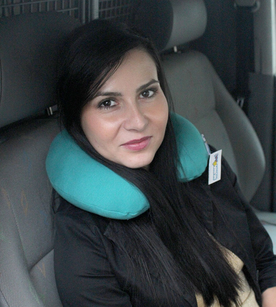 NunaNai jastuče za putovanje za odrasle sivo - dodatni pogled