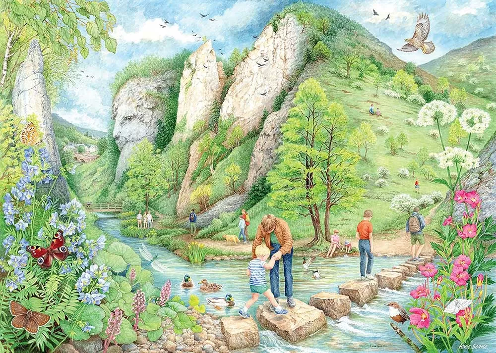 Puzzle slagalica 1000 delova Šetnja kroz Davdejl Ravensburger 16979