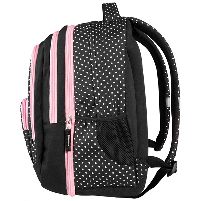 TARGET 2 u 1 - Ranac za školu JUMP Dots Pink 26304 - dodatni pogled