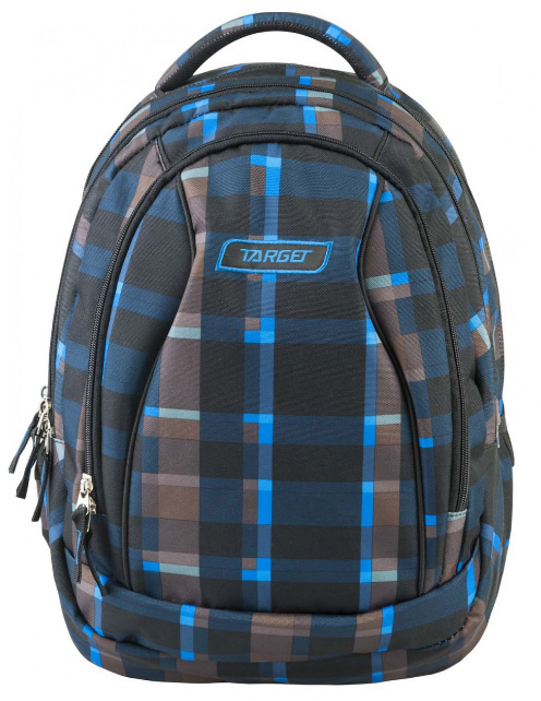 TARGET 2 u 1 - Ranac za školu ALLOVER Square Blue 21430 - dodatni pogled