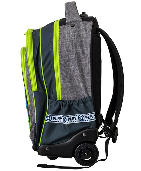 Play Školski ranac sa točkićima Trolley - Football Champions - dodatni pogled