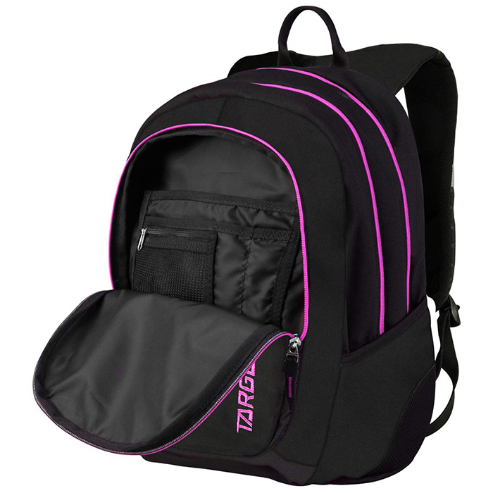 TARGET 3 ZIP - Ranac za školu BLACK Pampero Pink 26190 - dodatni pogled