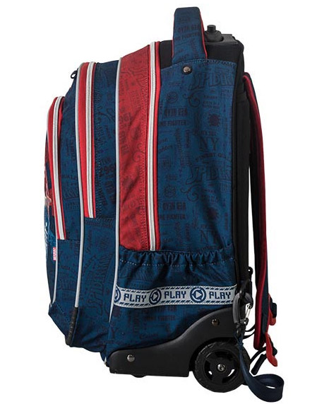 Play Školski ranac sa točkićima Trolley - Spider-Man, Emblem - dodatni pogled