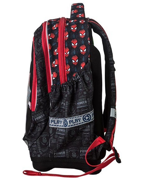 Play Školski ranac Smart Light - Spider-Man, Black - dodatni pogled