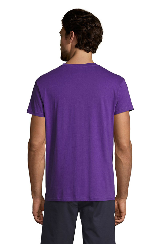 Sols Muška pamučna majica Regent Purple veličina 3XL 11380 - dodatni pogled