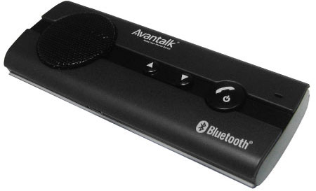 Bluetooth spikerfon koji se montira na suncobran u automobilu - dodatni pogled