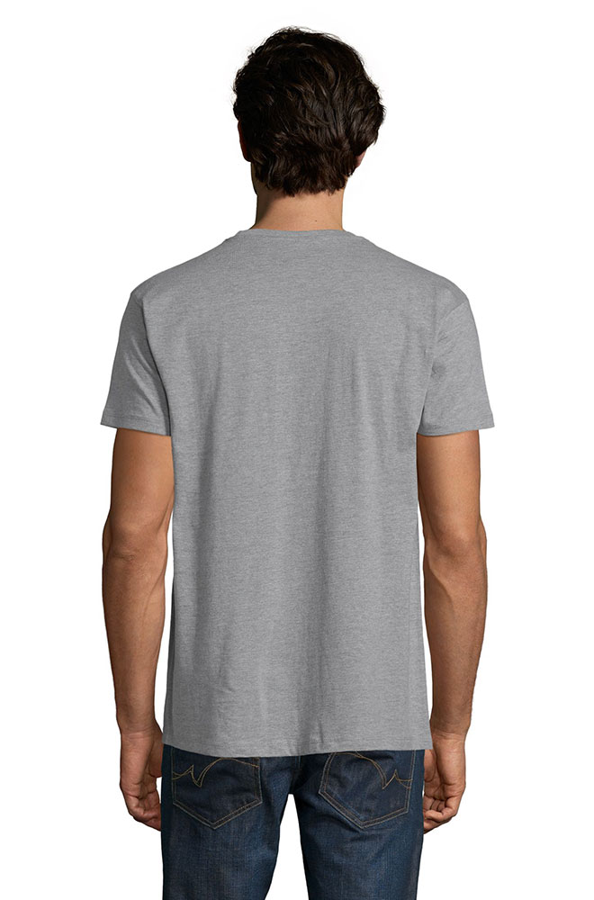 Sols Muška majica Imperial Grey Melange veličina L 11500 - dodatni pogled